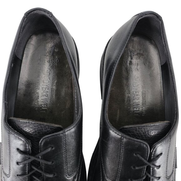 Mephisto Melchior Walking Shoes Black Pebble Grain Leather Comfort Derby Mens 12 - Picture 4 of 13